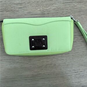 Rowallan Light Green Passport travel paper holder wallet